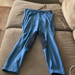Nike Kids Blue and Black Leggings